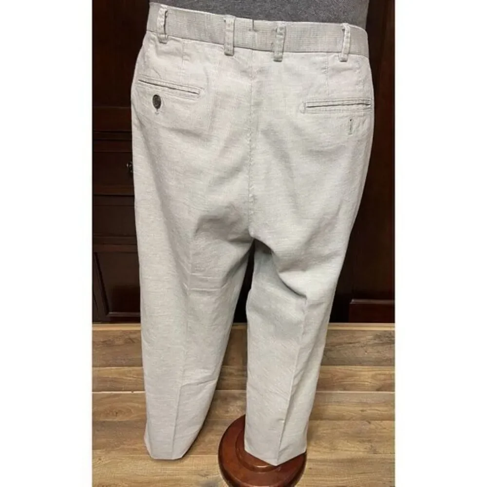 Peter Millar Pants Mens 35x30 Light Gray Corduroy Chino Casual Workwear Straight